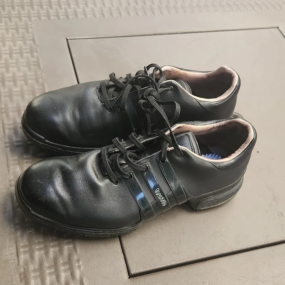 Adidas Black Golf Shoes